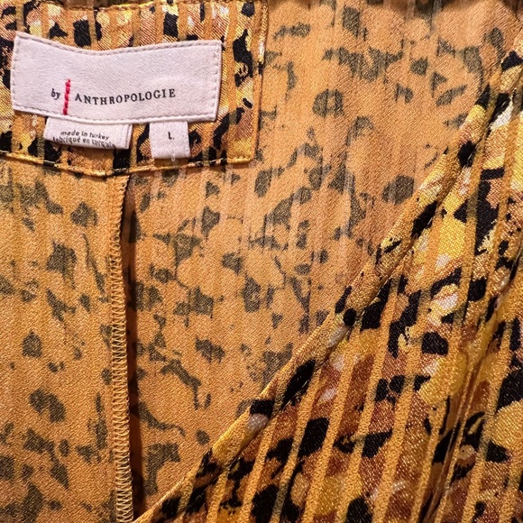 🌼 Anthropologie Marigold Midi Dress Size L like new - Picture 3 of 5